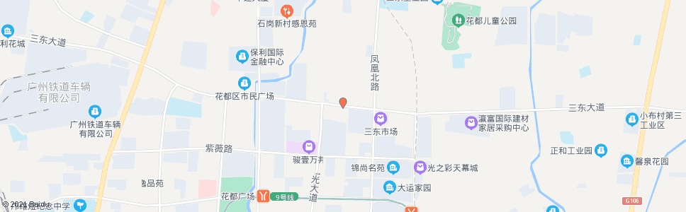 广州三东新村西区_公交站地图_广州公交_妙搜公交查询2024