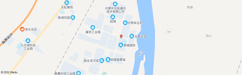 河源科技八路_公交站地图_河源公交_妙搜公交查询2024