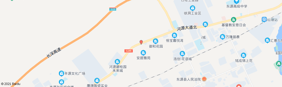 河源华兴厂路口_公交站地图_河源公交_妙搜公交查询2024