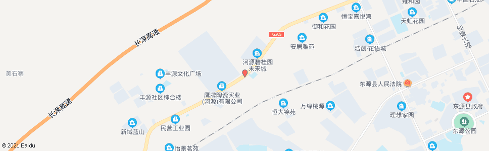 河源高塘小学_公交站地图_河源公交_妙搜公交查询2024