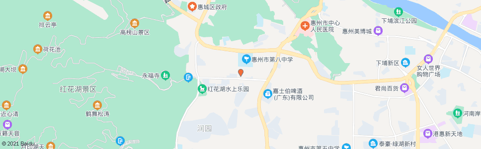 惠州市第二妇幼保健院(大岭路)_公交站地图_惠州公交_妙搜公交查询2024