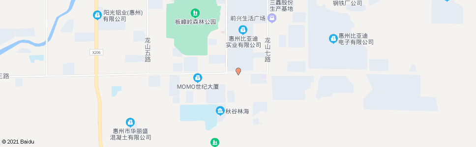 惠州京华中央御园(比亚迪南门)_公交站地图_惠州公交_妙搜公交查询2024