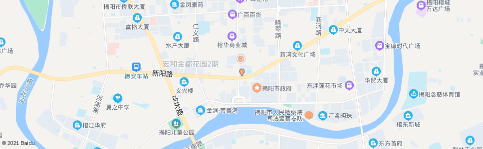 揭阳揭阳发展银行_公交站地图_揭阳公交_妙搜公交查询2024