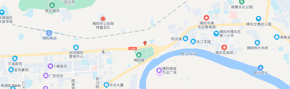 揭阳樱之洁(大学虎厅山路口)_公交站地图_揭阳公交_妙搜公交查询2024