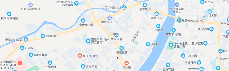 梅州永光路口_公交站地图_梅州公交_妙搜公交查询2024