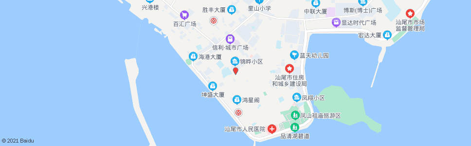 汕尾新港大厦_公交站地图_汕尾公交_妙搜公交查询2024