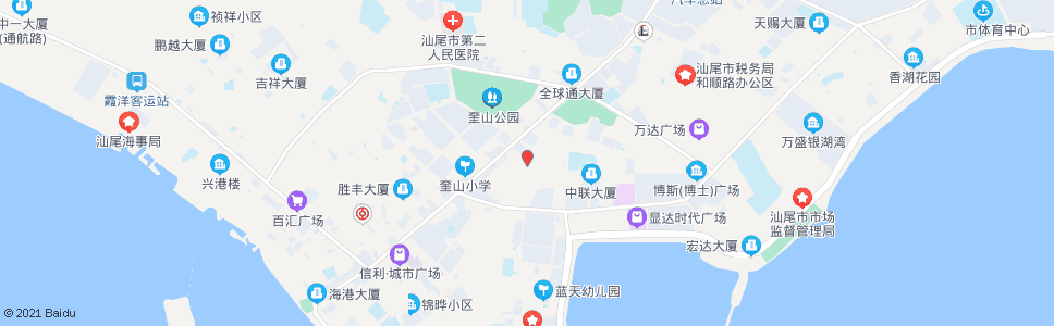 汕尾奎山市场_公交站地图_汕尾公交_妙搜公交查询2024