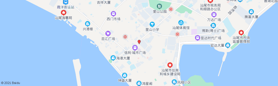 汕尾市财政局_公交站地图_汕尾公交_妙搜公交查询2024