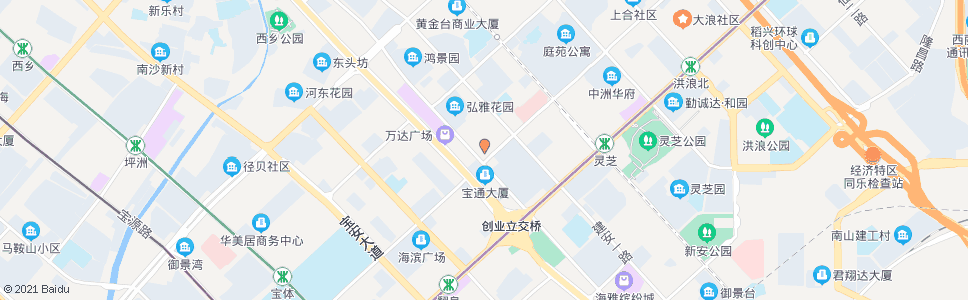 深圳新安街道办_公交站地图_深圳公交_妙搜公交查询2024