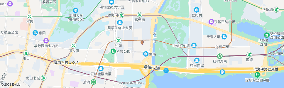 深圳阳光带海滨城_公交站地图_深圳公交_妙搜公交查询2024