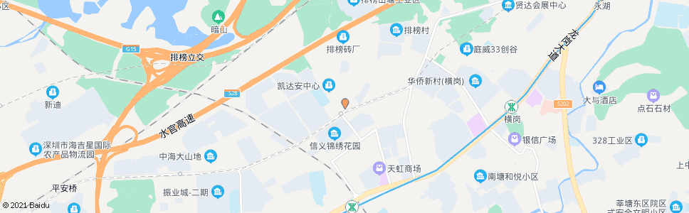 深圳横岗新城汇_公交站地图_深圳公交_妙搜公交查询2024