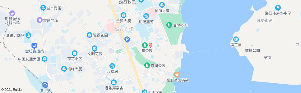 湛江逸仙路_公交站地图_湛江公交_妙搜公交查询2024