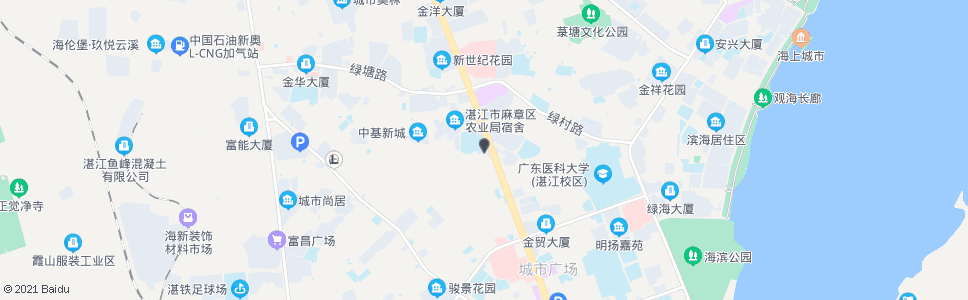 湛江市第十中学_公交站地图_湛江公交_妙搜公交查询2024