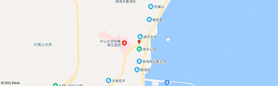 珠海水拥坑(海天公园)_公交站地图_珠海公交_妙搜公交查询2024