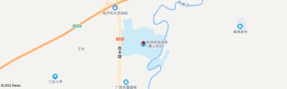 桂林旅专雁山校区门口_公交站地图_桂林公交_妙搜公交查询2024