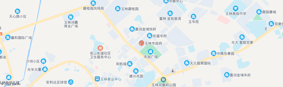 玉林市政府_公交站地图_玉林公交_妙搜公交查询2024