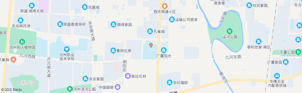 沧州南环小学_公交站地图_沧州公交_妙搜公交查询2024