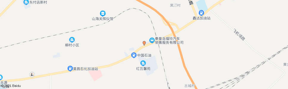 秦皇岛东方航空学校(红瓦店)_公交站地图_秦皇岛公交_妙搜公交查询2024