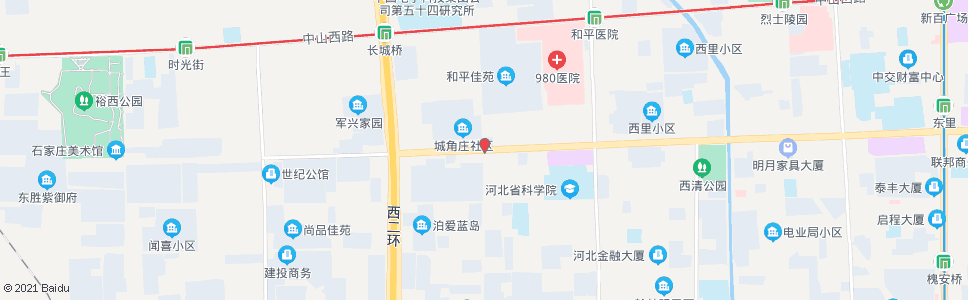 石家庄城角庄(和协口腔医院)_公交站地图_石家庄公交_妙搜公交查询2024