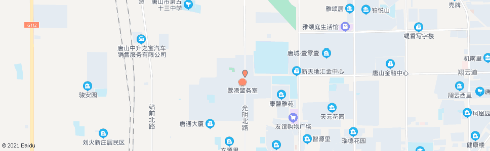 唐山翔云道光明路口_公交站地图_唐山公交_妙搜公交查询2024