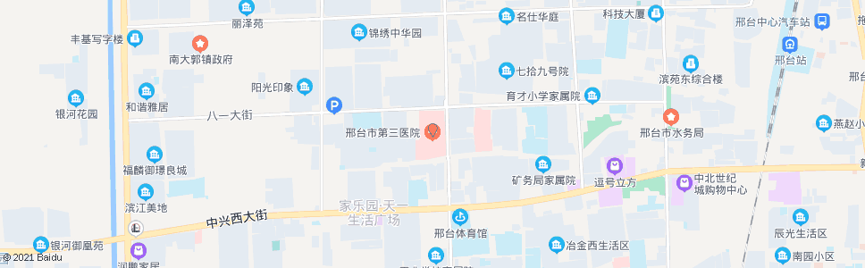 邢台市三院_公交站地图_邢台公交_妙搜公交查询2024