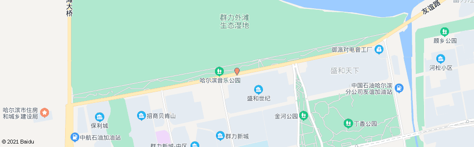 哈尔滨友谊西路兴江路口_公交站地图_哈尔滨公交_妙搜公交查询2024