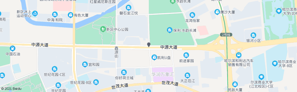 哈尔滨中源大道与江平路交口_公交站地图_哈尔滨公交_妙搜公交查询2024