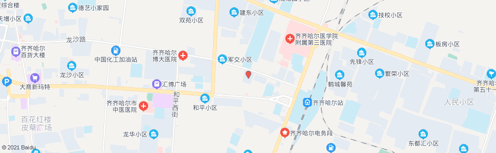 齐齐哈尔站前市场_公交站地图_齐齐哈尔公交_妙搜公交查询2024