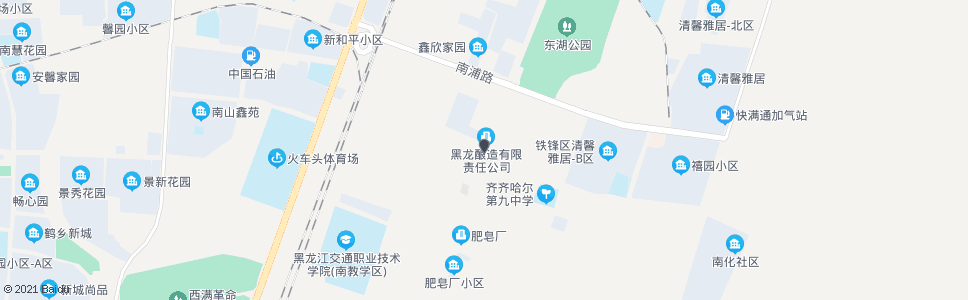 齐齐哈尔黑龙酿造公司_公交站地图_齐齐哈尔公交_妙搜公交查询2024