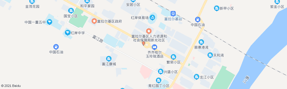 齐齐哈尔五百公司(富拉尔基)_公交站地图_齐齐哈尔公交_妙搜公交查询2024