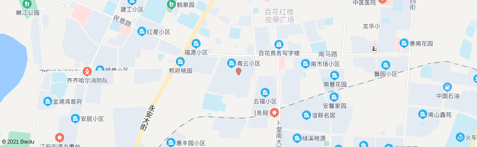 齐齐哈尔东湖铁锅香饭店_公交站地图_齐齐哈尔公交_妙搜公交查询2024