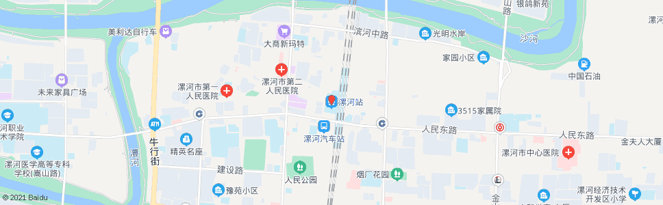 漯河小新店_公交站地图_漯河公交_妙搜公交查询2024