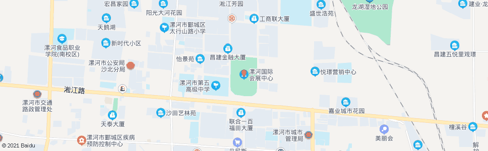 漯河漯河会展中心_公交站地图_漯河公交_妙搜公交查询2024