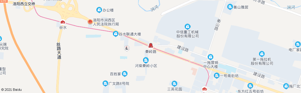 洛阳秦岭路_公交站地图_洛阳公交_妙搜公交查询2024