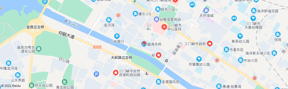 三门峡越海华府_公交站地图_三门峡公交_妙搜公交查询2024