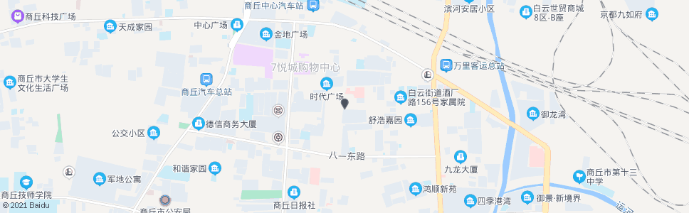 商丘开来大酒店_公交站地图_商丘公交_妙搜公交查询2024