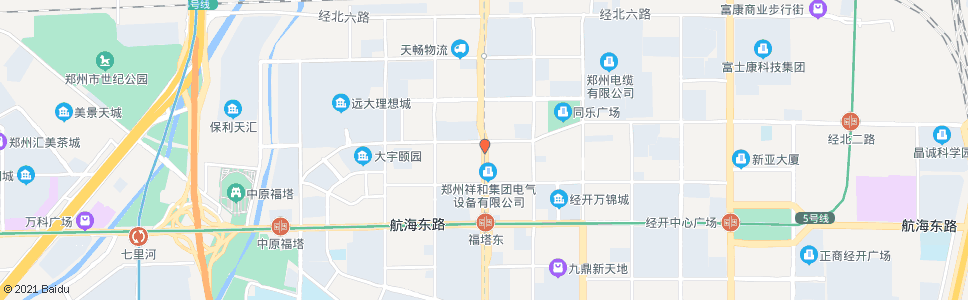 郑州经开第三大街经北二路站_公交站地图_郑州公交_妙搜公交查询2024