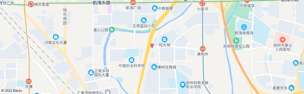 郑州长江东路中州大道_公交站地图_郑州公交_妙搜公交查询2024