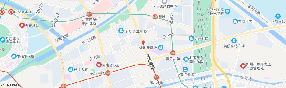 郑州正光路东风南路_公交站地图_郑州公交_妙搜公交查询2024