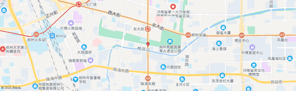 郑州紫荆山路城南路站_公交站地图_郑州公交_妙搜公交查询2024