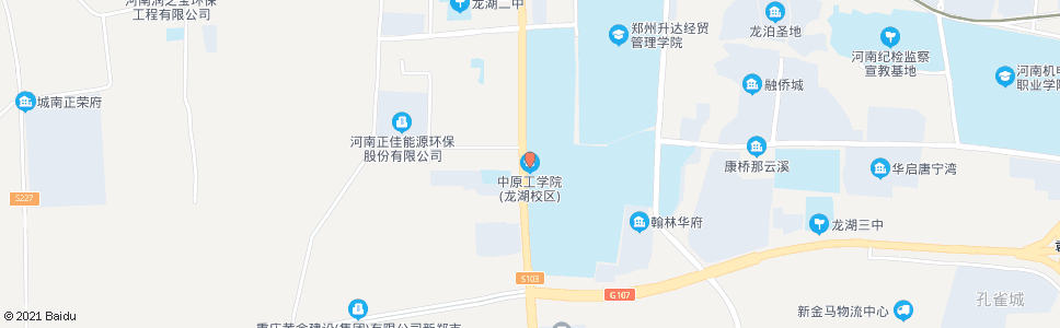 郑州中原工学院龙湖校区_公交站地图_郑州公交_妙搜公交查询2024