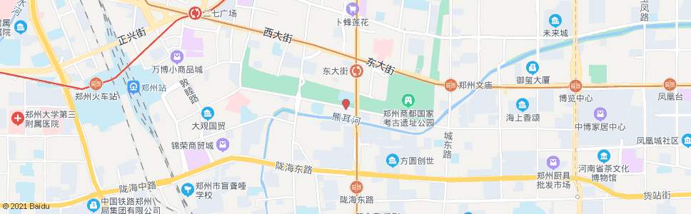 郑州城南路紫荆山路站_公交站地图_郑州公交_妙搜公交查询2024