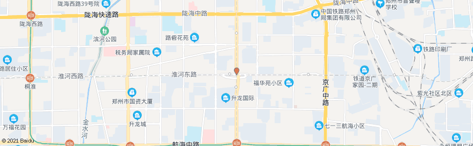 郑州大学路淮河路_公交站地图_郑州公交_妙搜公交查询2024