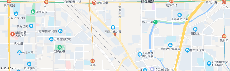 郑州紫辰路城东南路站_公交站地图_郑州公交_妙搜公交查询2024