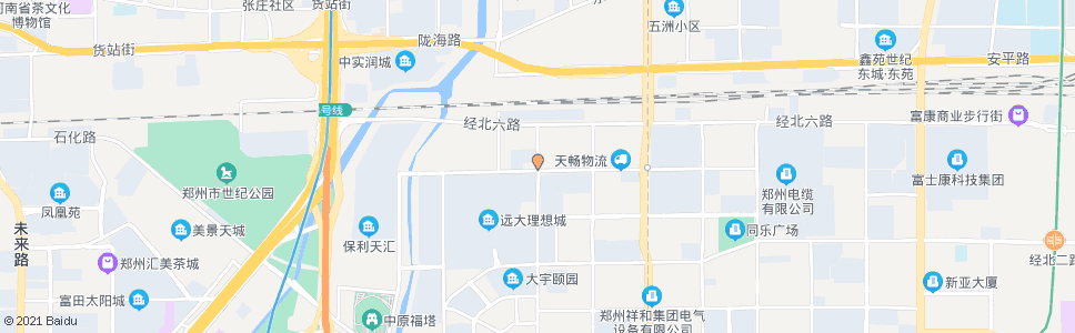 郑州经开第一大街经北五路_公交站地图_郑州公交_妙搜公交查询2024