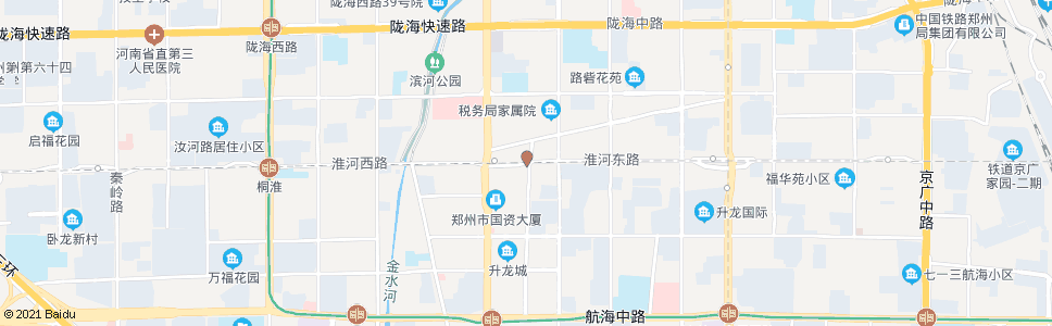 郑州嵩山路淮河路站_公交站地图_郑州公交_妙搜公交查询2024