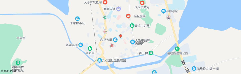 黄石大冶实验小学(老东街路)_公交站地图_黄石公交_妙搜公交查询2024