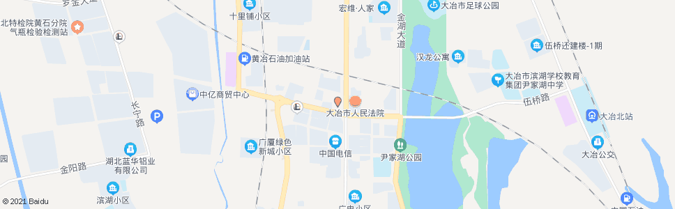 黄石大冶建设局(七里界路)_公交站地图_黄石公交_妙搜公交查询2024