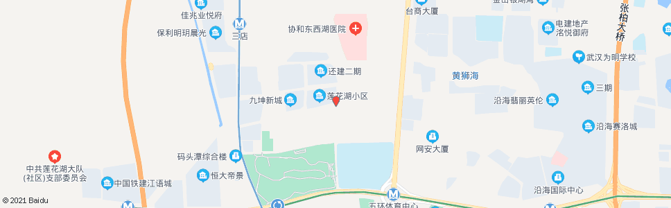 武汉三店西路莲花湖小区_公交站地图_武汉公交_妙搜公交查询2024