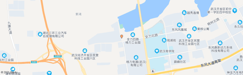 武汉全力四路格力工业园_公交站地图_武汉公交_妙搜公交查询2024